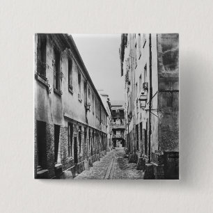 Rue du Fer-a-Moulin, Paris, 1858-78 15 Cm Square Badge