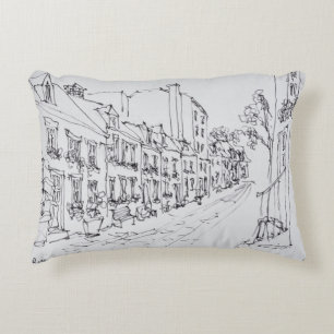 Rue du Petit Champlain, Quebec, Canada Decorative Cushion