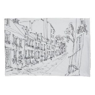Rue du Petit Champlain, Quebec, Canada Pillowcase
