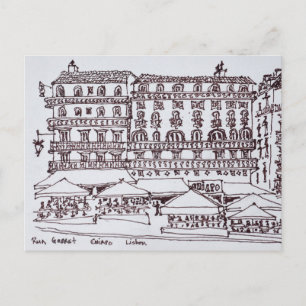 rue Garrett, Chiado   Lisbon, Portugal Postcard