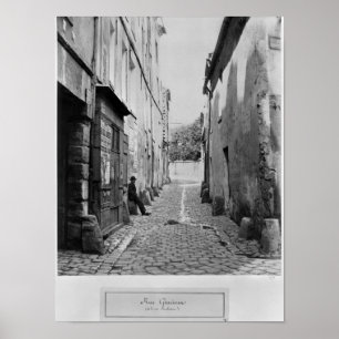 Rue Gracieuse, from rue Daubenton, Paris Poster