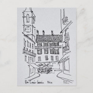 Rue Louis Gassin, Old Nice   Nice, France Postcard