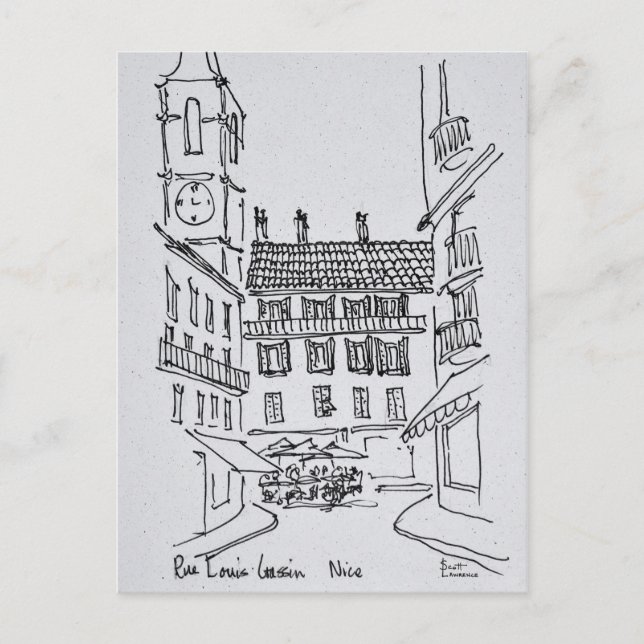 Rue Louis Gassin, Old Nice | Nice, France Postcard (Front)