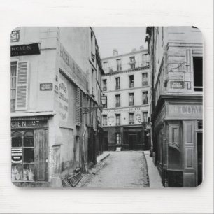 Rue Maitre Albert Paris, 1858-78 Mouse Mat