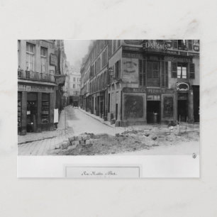 Rue Maitre Albert Paris, 1858-78 Postcard