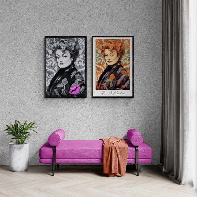 Rue McClanahan, Ukiyo-E Elegance, Beautiful Poster (Creator Uploaded)