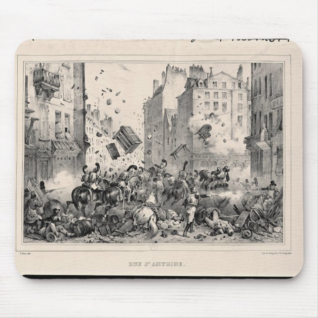 Rue Saint-Antoine Mouse Mat (Front)