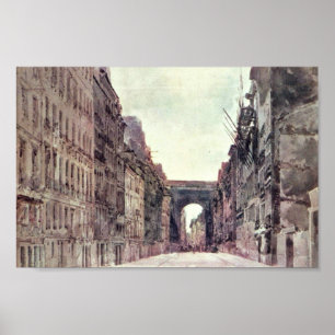 Rue Saint-Denis In Paris By Girtin Thomas Poster