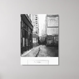 Rue Tirechape, from rue de Rivoli, Paris Canvas Print