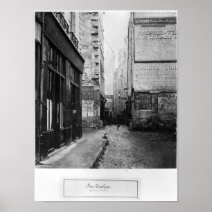 Rue Tirechape, from rue de Rivoli, Paris Poster