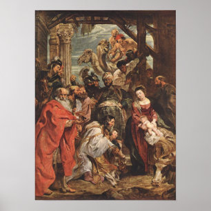 RUEBENS-THE ADORATION OF THE MAGI-PRINT POSTER