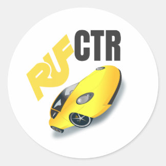 RUF yellow Car CTR Sticker