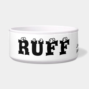 Ruff Cute Text Personalised Pet