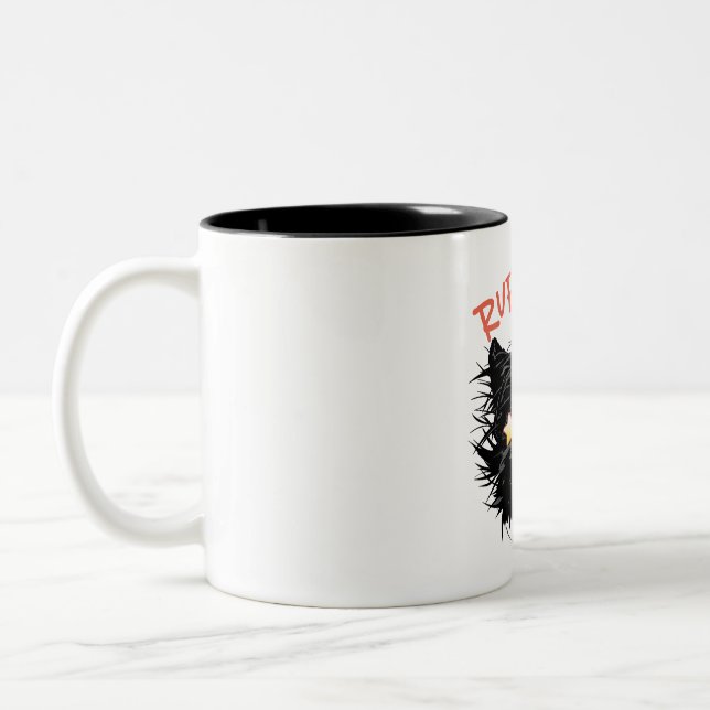 Ruff Night Two-Tone Coffee Mug (Left)