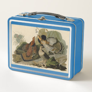 Ruffed Grouse - from Audubon's Birds of America Metal Lunch Box