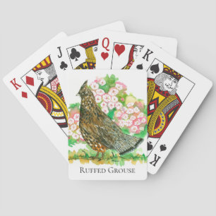 Ruffed Grouse State Bird of Pennsylvania Playing Cards