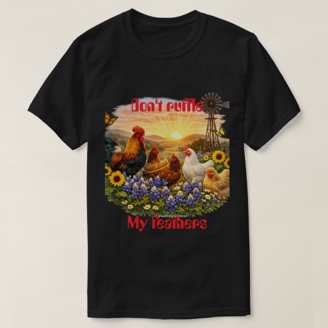 Ruffle  T-Shirt (Design Front)