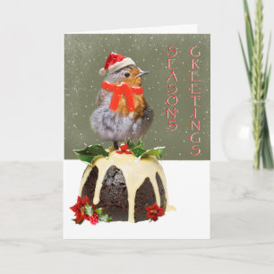 Ruffled Robin Christmas Card