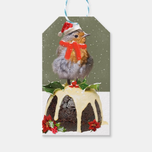 Ruffled Robin Gift Tags (Front)