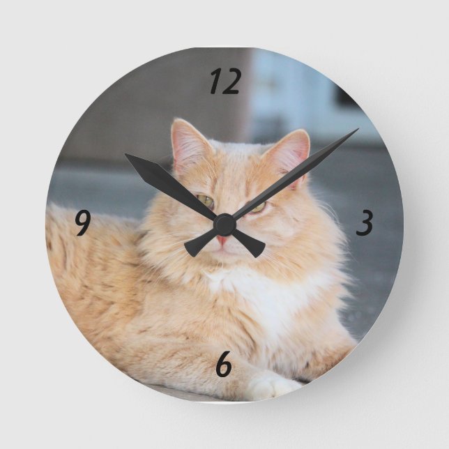 Ruffles  round clock (Front)