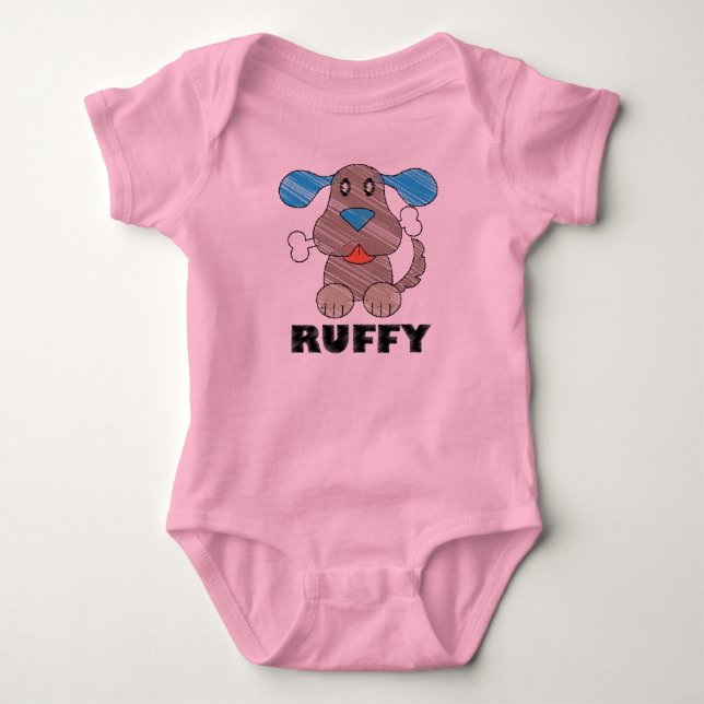 Ruffy - Baby Jersey Bodysuit (Front)