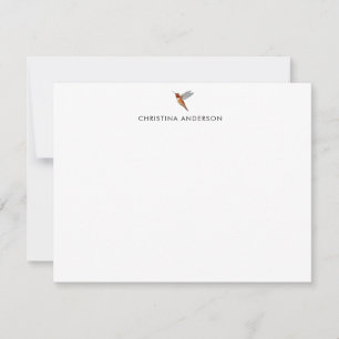 Rufous Hummingbird Card