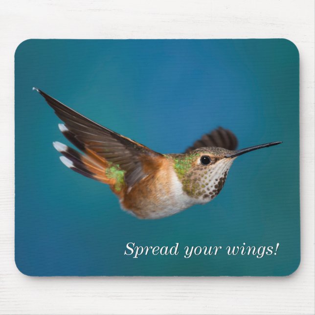 Rufous Hummingbird Mouse Mat (Front)