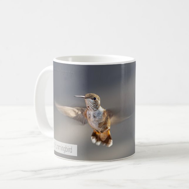 Rufous Hummingbird Psalm 115:13 KJV Coffee Mug (Front Left)