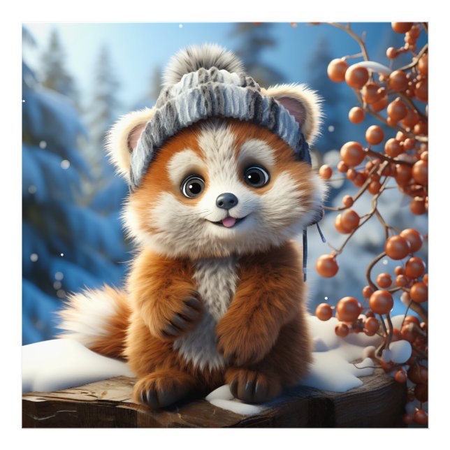 Rufus - An adorable red panda Photo Print (Front)