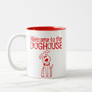 Rufus Doghouse  Two-Tone Coffee Mug