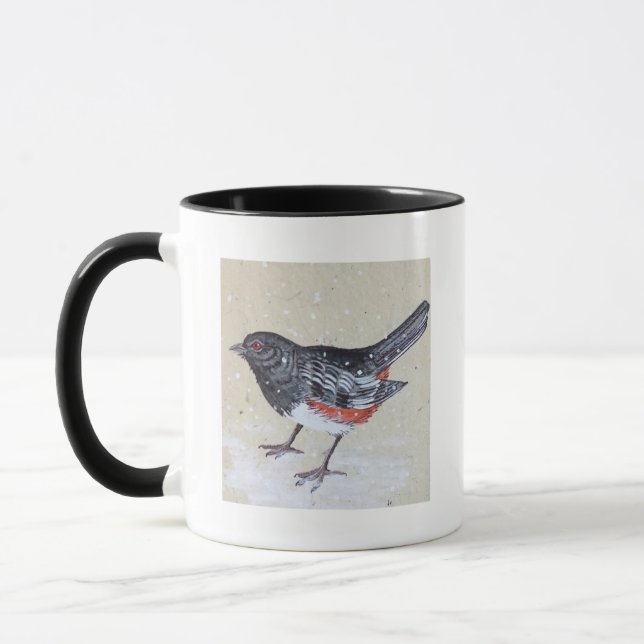 Rufus Sided Towhee Mug (Left)