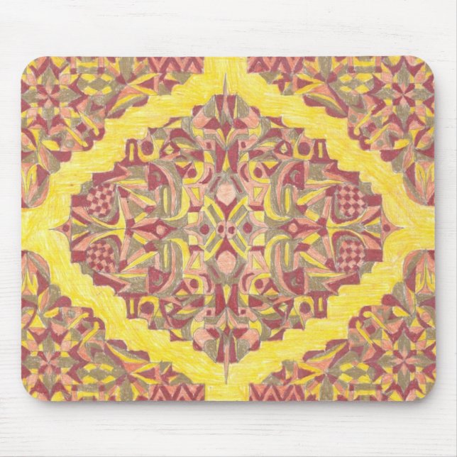 rug design 1 mouse mat (Front)