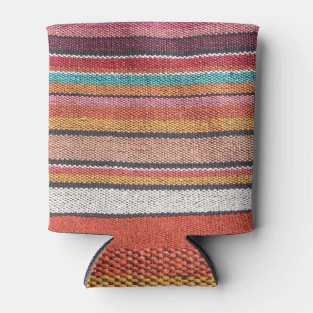 Rug Richness: Mexican Peruvian Textures Can Cooler (Front)