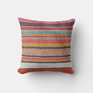 Rug Richness: Mexican Peruvian Textures Cushion