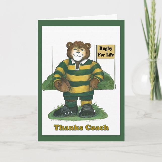 Rugby #1 Coach Card (Front)