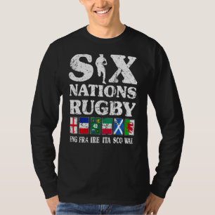 Rugby 6 Nations England France Ireland Italy Scotl T-Shirt