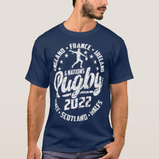 Rugby 6 Nations England France Wales Scotland Ital T-Shirt