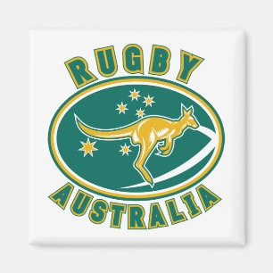 rugby australia kangaroo wallaby aussie magnet