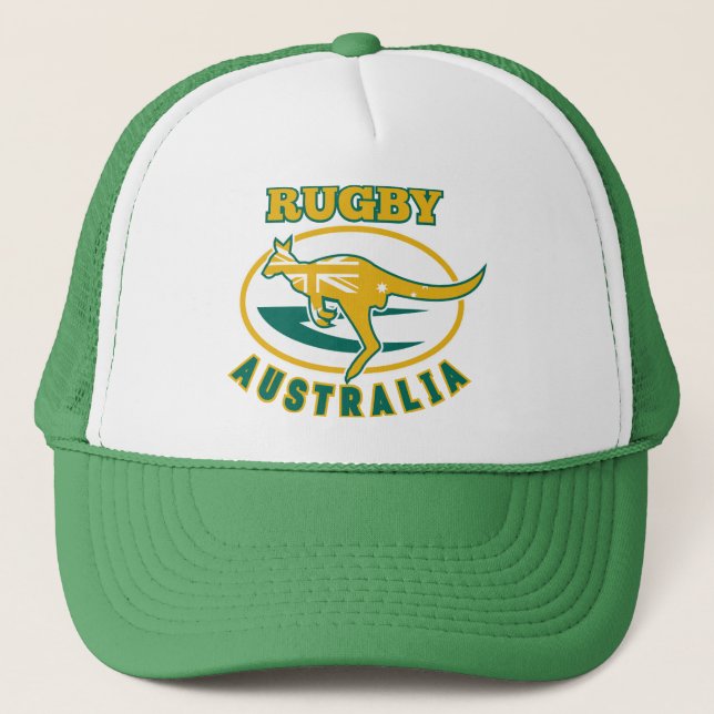 Rugby Australia kangaroo wallaby Trucker Hat (Front)