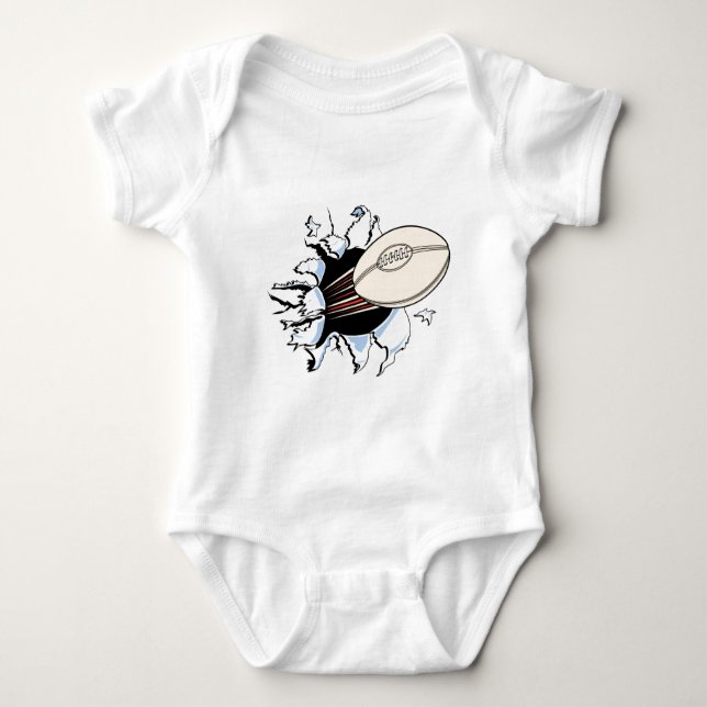 Rugby Baby Bodysuit (Front)