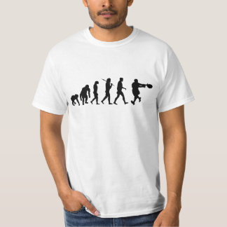Rugby backline players passing tackling evolution T-Shirt