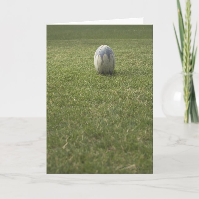 Rugby ball card (Front)