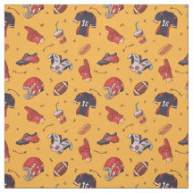 rugby balls , football balls pattern fabric