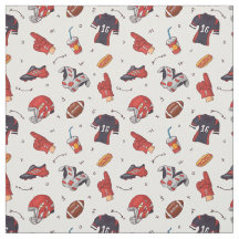 rugby balls , football balls pattern fabric
