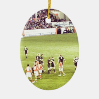 Rugby Ceramic Tree Decoration