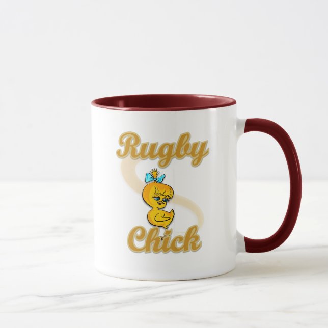 Rugby Chick Mug (Right)