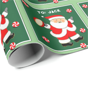Rugby Christmas Gift Wrapping Paper