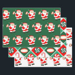 Rugby Christmas Holiday Gift Wrapping Paper<br><div class="desc">Creative rugby Christmas gift wrap for your favourite rugby player,  coach or team sports fun.</div>