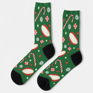 Rugby Christmas Holiday Gifts Socks