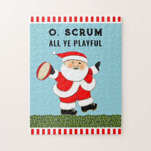 Rugby Christmas  Jigsaw Puzzle (Vertical)